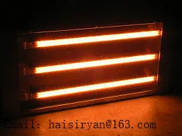 1200w R7S Heraeus средняя волна ИК Лучистая галогенная кварцевая инфракрасная трубка тепловая лампа для сушки
