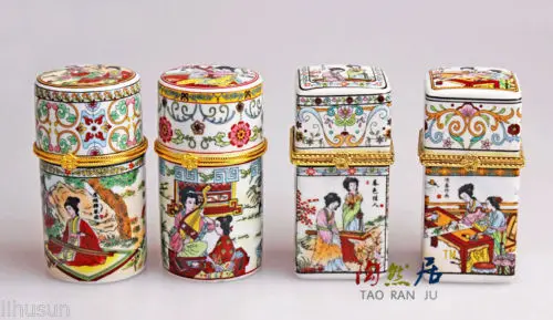 Оптовая продажа 4 шт китайский класс красоты фарфоровые Ювелирные