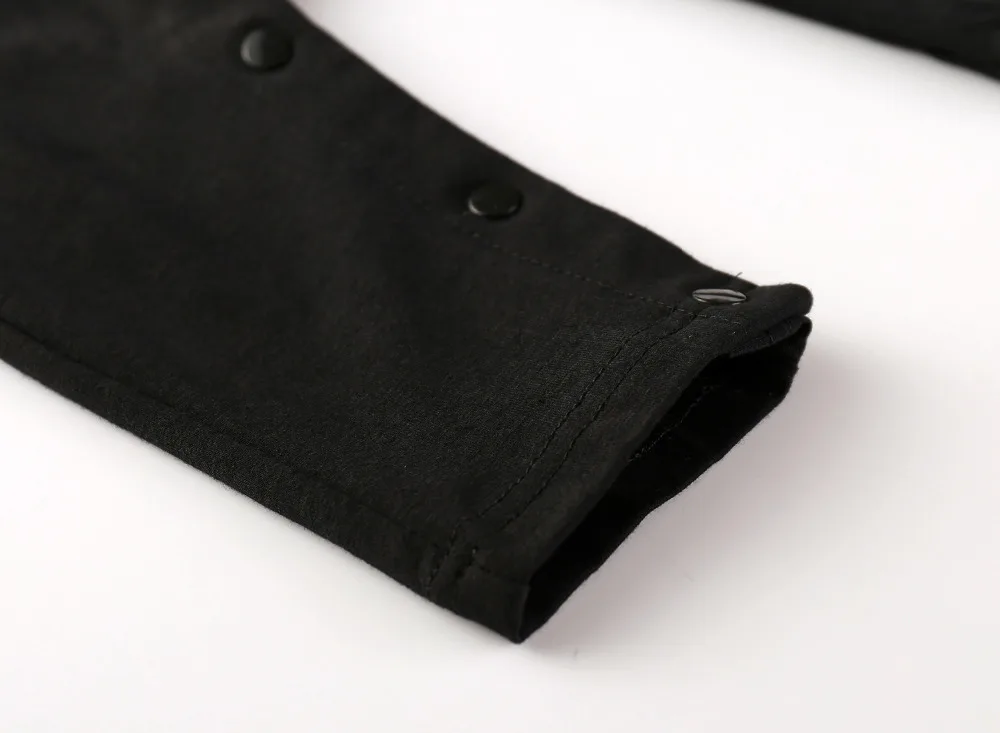 Летний стиль 2020 детские комбинезоны черный комбинезон с короткими рукавами и