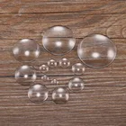 Стеклянный кабошон для изготовления ювелирных изделий, Круглый, плоская задняя сторона, 14, 16, 18, 20, 25, 30, 35 мм, 5-50 шт.лот