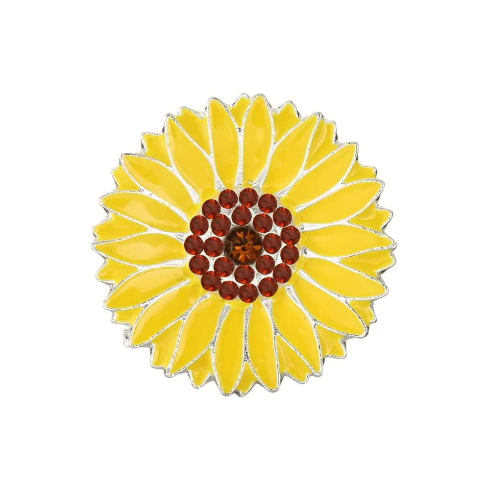 sunflower 2pieces 36 стили пуговицы с жемчугом и стразами flatback/хвостовик украшение для ремесла Сделай Сам DIY бигуди для волос с бантом, с цветочным проектом, 2 шт./упак - Цвет: sunflower 2pieces