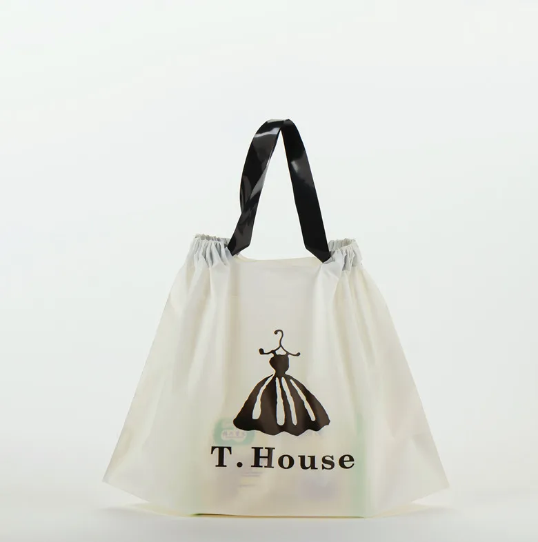 

2019 new handbags plastic gift bags with handle shopping bag,wedding party gift shopping plastic bags gift packaging carriers