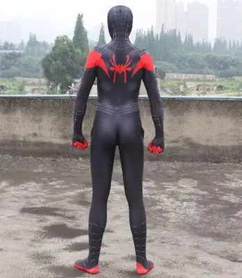 Взрослый Дети 3D печатных Человек паук: в паук стих Miles Morales Косплей костюмы зентай