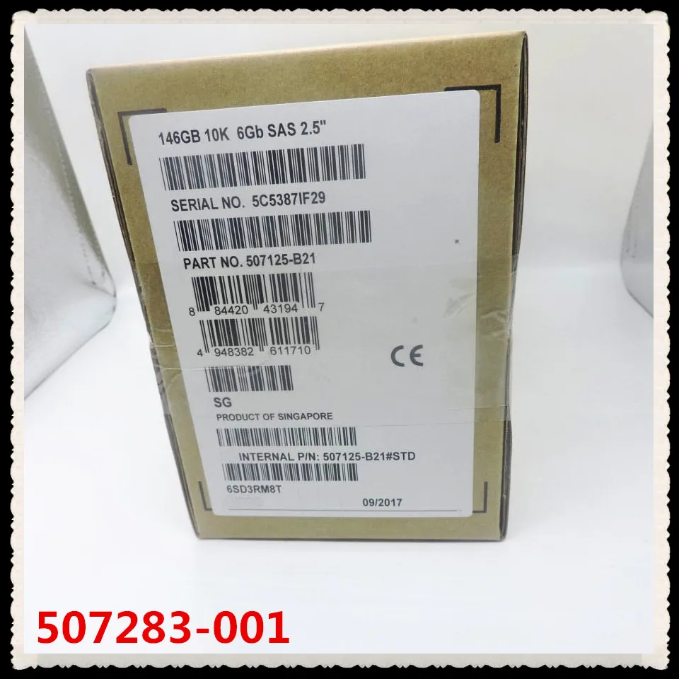 100% новый в коробке 3 года гарантии 507283-001 507119-003 146G 10K SAS 2,5 требуется больше углов фотографии, пожалуйста, свяжитесь со мной
