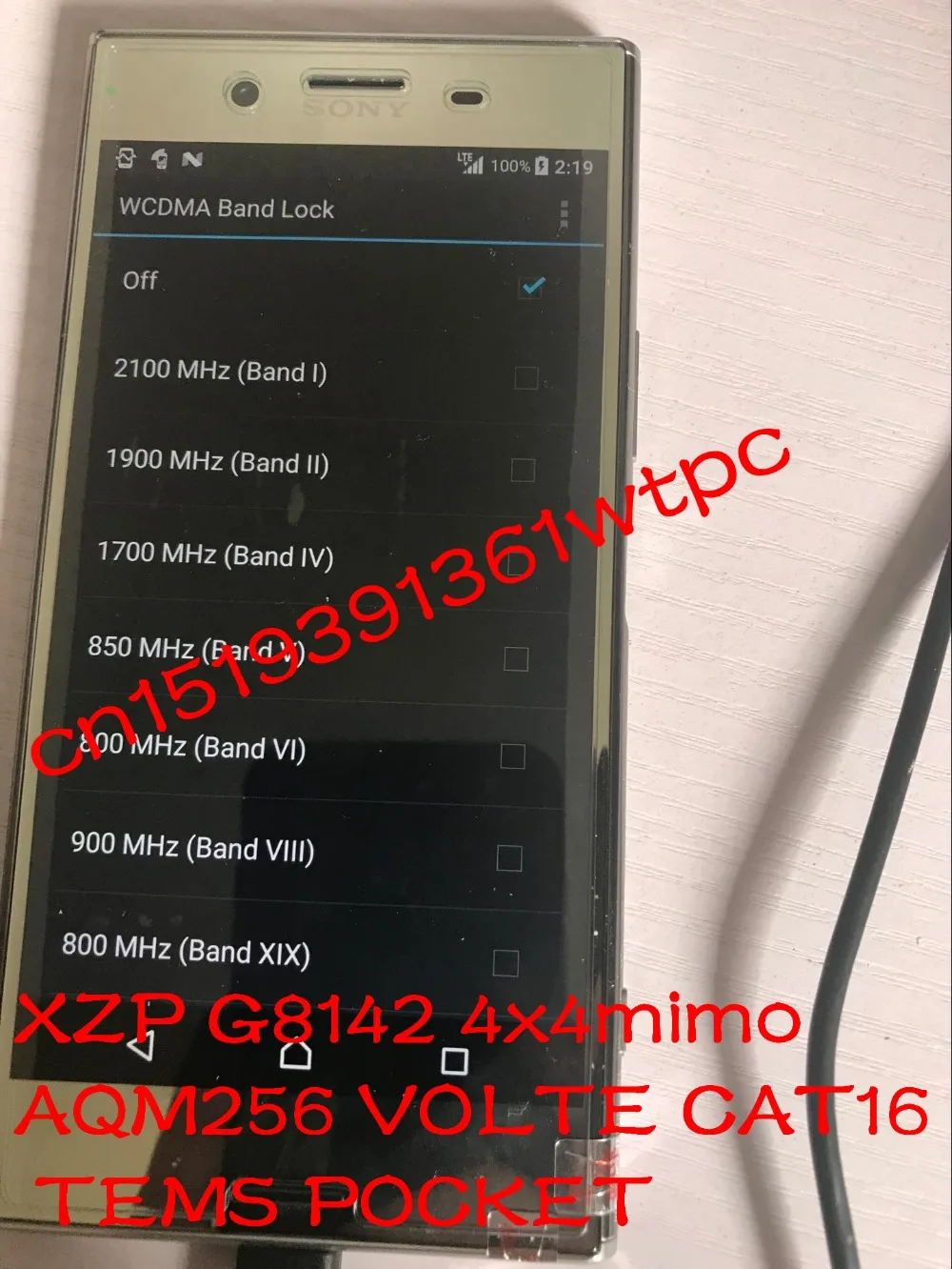 DHL+ идеальная стабильная Лицензия+ XZP G8141 Tems pocket17.2+ VOLTE+ 4x4MIMO+ 256QAM+ 3CC+ 4CC тестирование