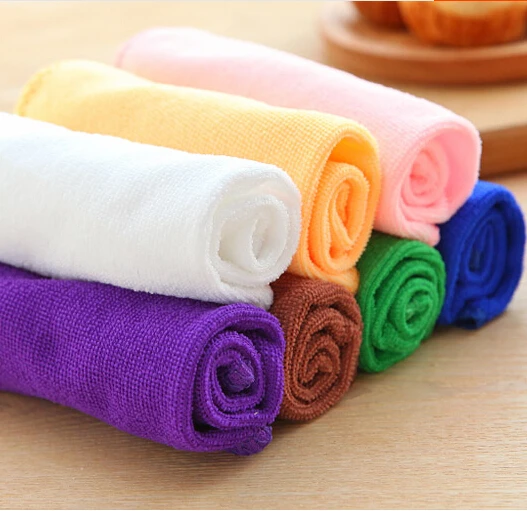 

FG412 12Pcs/lot micro fiber duster cloth kitchen table dishcloth dishclout towel 24*24cm promotion wholesale