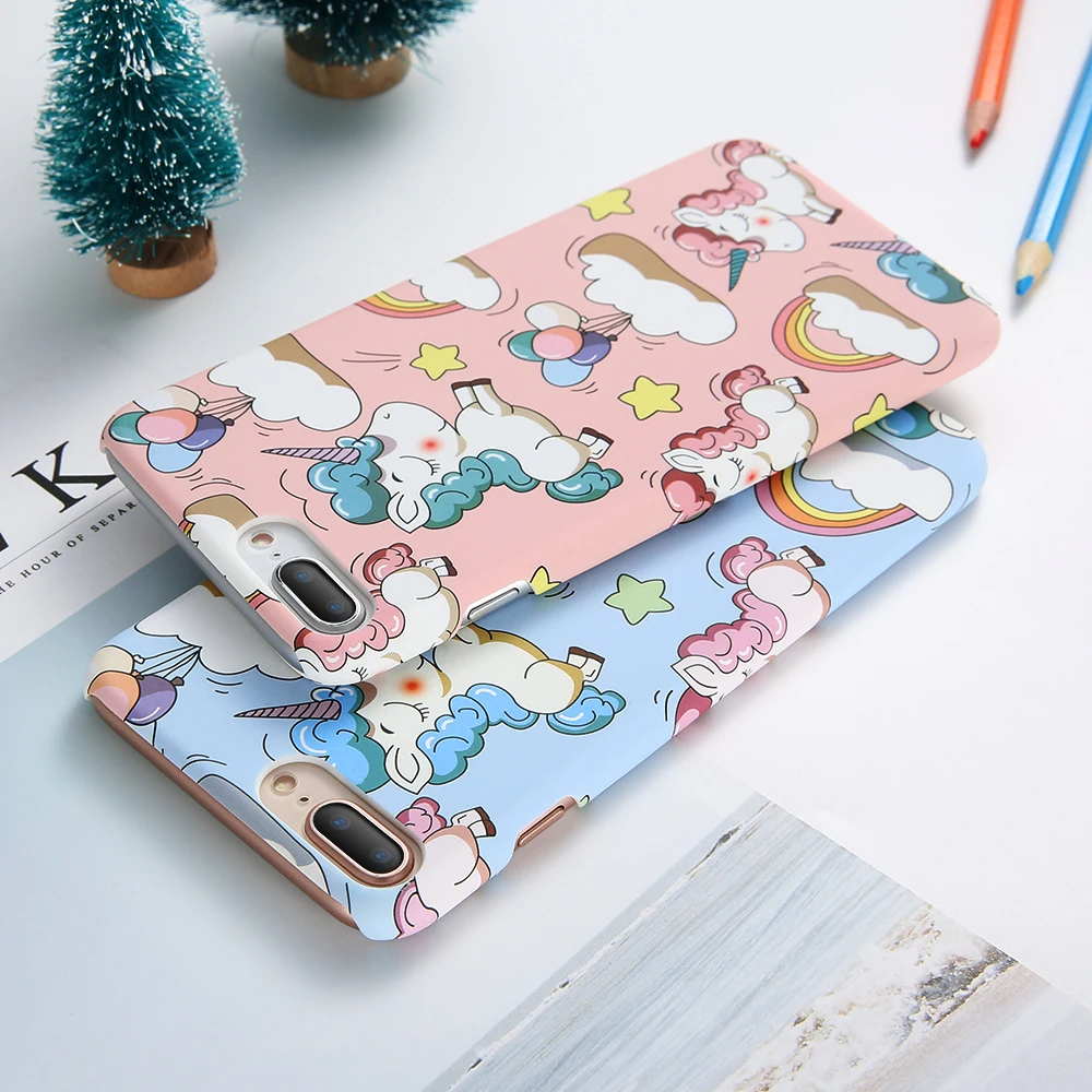 KISSCASE милые чехлы с рисунком единорога для iPhone XS Max 6S 6 7 8 Plus XR 5S SE ультра тонкий