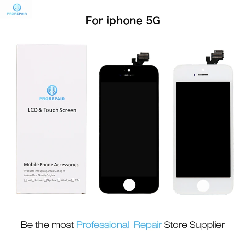 Prorepair OEM Ремонт экран для iPhone 5 ЖК дисплей сенсорный дигитайзер сборка Замена|screen
