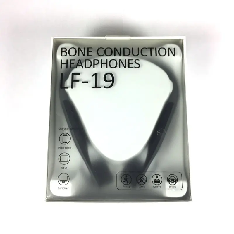 

Original S.Wear LF-19 Bone Conduction Wireless Bluetooth Headset Bluetooth 4.1 Waterproof Neck-strap Handsfree for iPhone 7 8