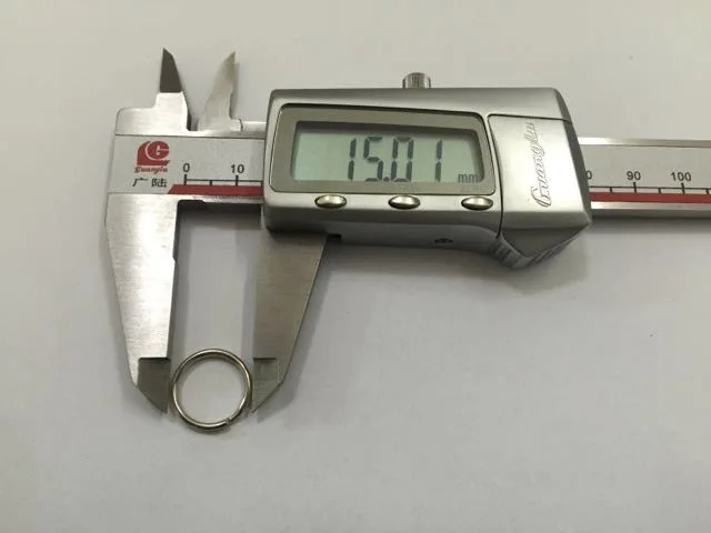 5 шт. брелок Разделение кольцо 15 мм для ключей производства Sleutelhanger Diy аксессуары