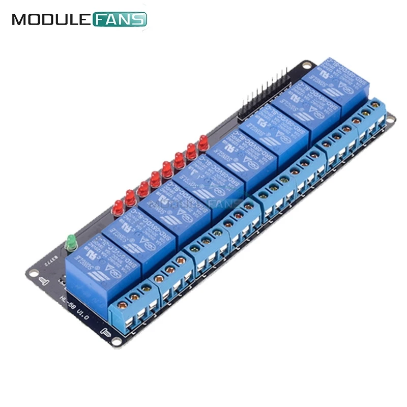 8 канальный релейный модуль 5 В экран для Arduino Uno Meage 2560 1280 ARM PIC AVR DSP|shield for arduino|shield