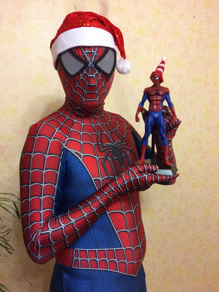 Raimi/костюм Человека-паука, 3D принт, полнотело, спандекс, Хэллоуин, косплей, костюм Человека-паука, костюм зентай для взрослых/детей/на заказ