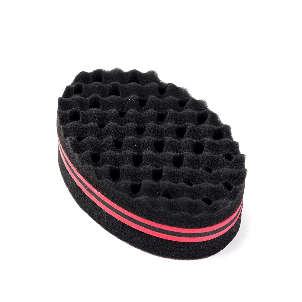 Fashion styling tools oval dual-use perforated curly sponge wave roll washable tools curling hair tools random color