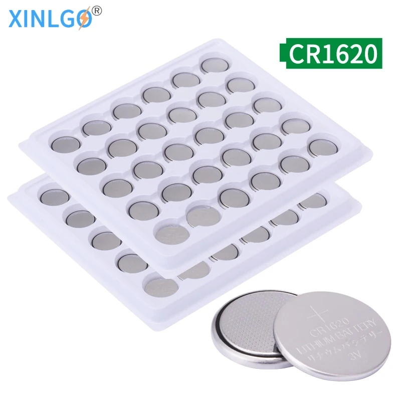 60 шт. CR1620 3 V литиевая батарея вольт CR 1620 для брелока|Часовые батарейки| |