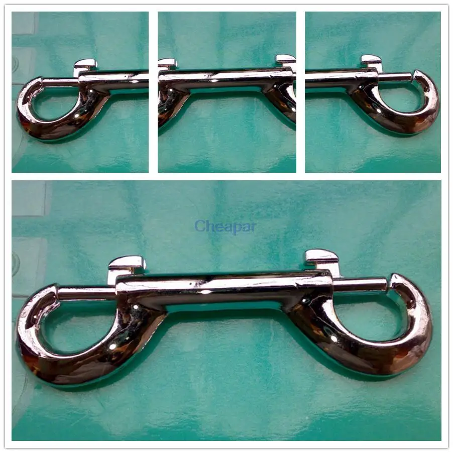 2 шт 8 см двойной конец триггера зажимов защелкивающийся крюк сумка ремни брелок