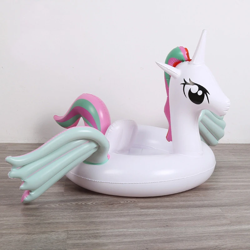 

Baby Inflatable Unicorn Pool Floats Hot Rainbow Pegasus / Horse Water Float Swimming Seat for Children Floating Island Water Toy