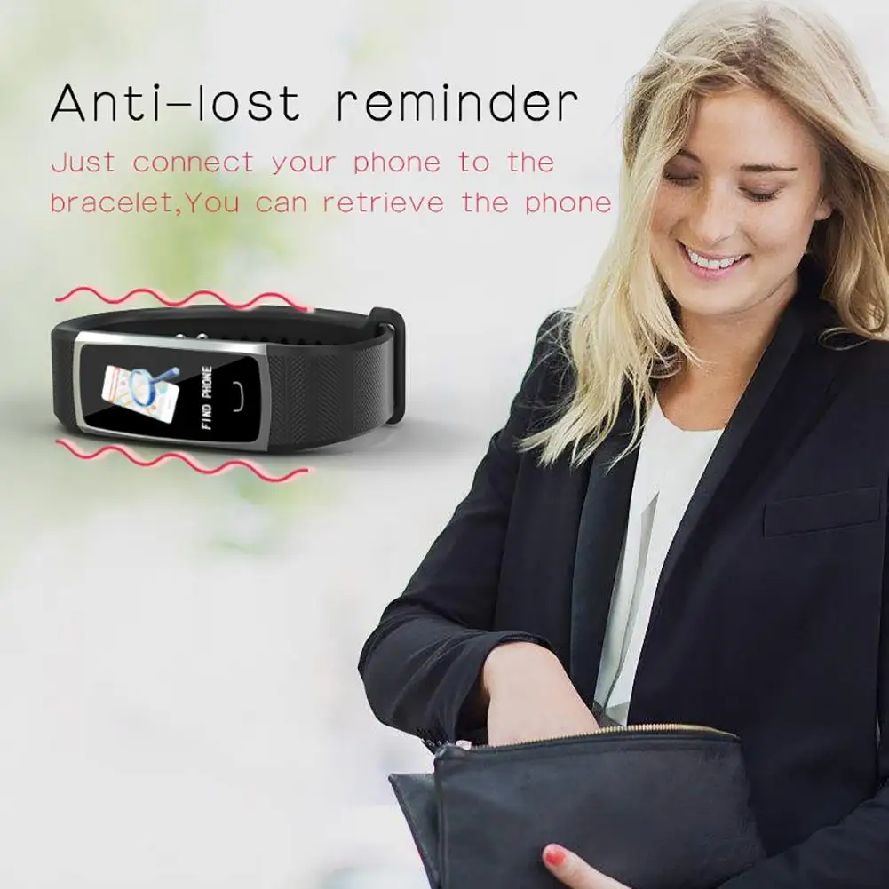 Smart Bracelet Fitness Tracker Heart Rate Blood Sleep Monitoring SmartWatch Waterproof Sport Wristband Wearing Partner | Электроника