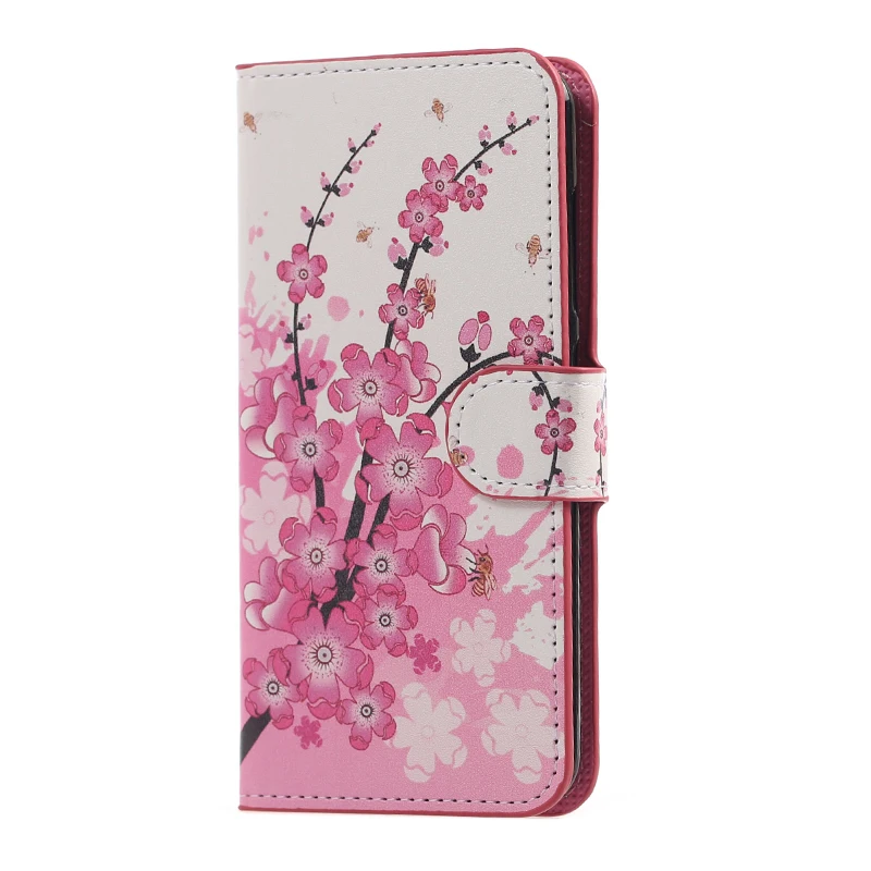 Funda zte A510 случае Розовый Слива Магнитный кожаный бумажник сумки Обложка книги