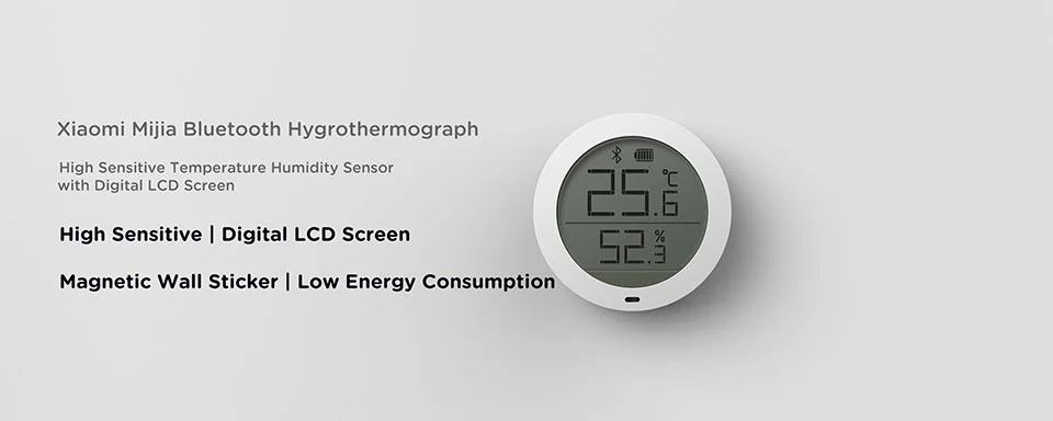 Xiaomi Mijia Bluetooth контроль температуры и влажности Высокочувствительный сенсор ЖК-экран цифровой термометр измеритель влажности
