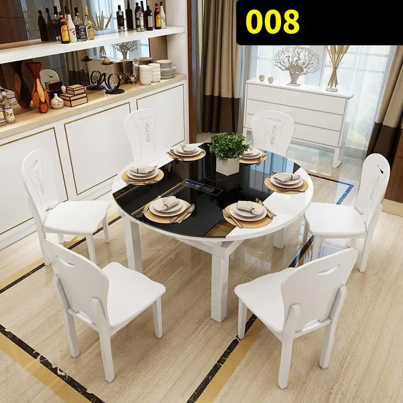 Comedores Mueble Pliante A Manger модерн Tafel Redonda кухонный обеденный набор круглый стол Bureau Mesa De