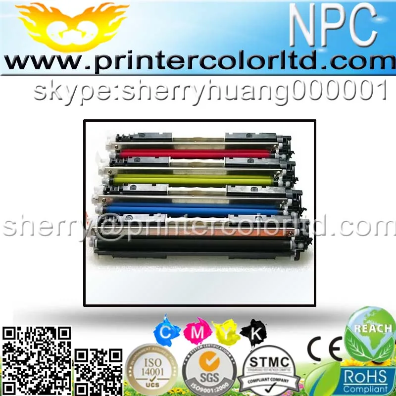 CE310 CE310A 313A 126A 126 совместимый цветной картридж с тонером для принтера HP LaserJet Pro CP1025