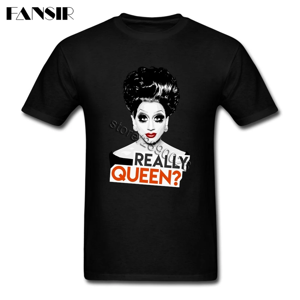 Большой Размеры действительно Queen Bianca Del Rio Rupaul Премиум Мужской футболки