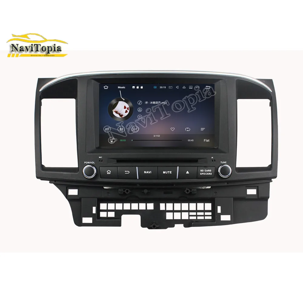 NAVITOPIA 8 дюймов Android 1 автомобильный DVD мультимедийный плеер для MITSUBISHI LANCER 2006-2012