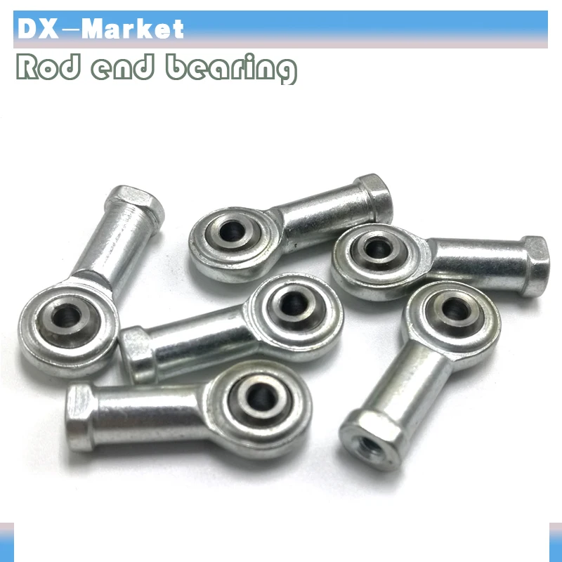 

SI3 T/K m3 , 10pcs , Self-Iubricating rod end bearings , male thread steel on ptee-metallic fabric maintenance free series