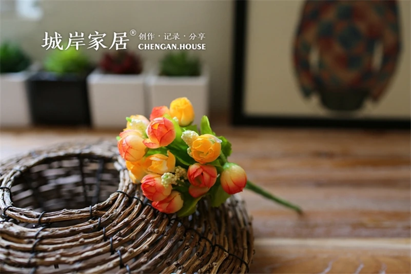 

Новое поступление дешевые декоративные цветы 1 букет 15 голова искусственный цветок Роза Пион из шёлка, цветок декор для свадьбы цветок гирл...