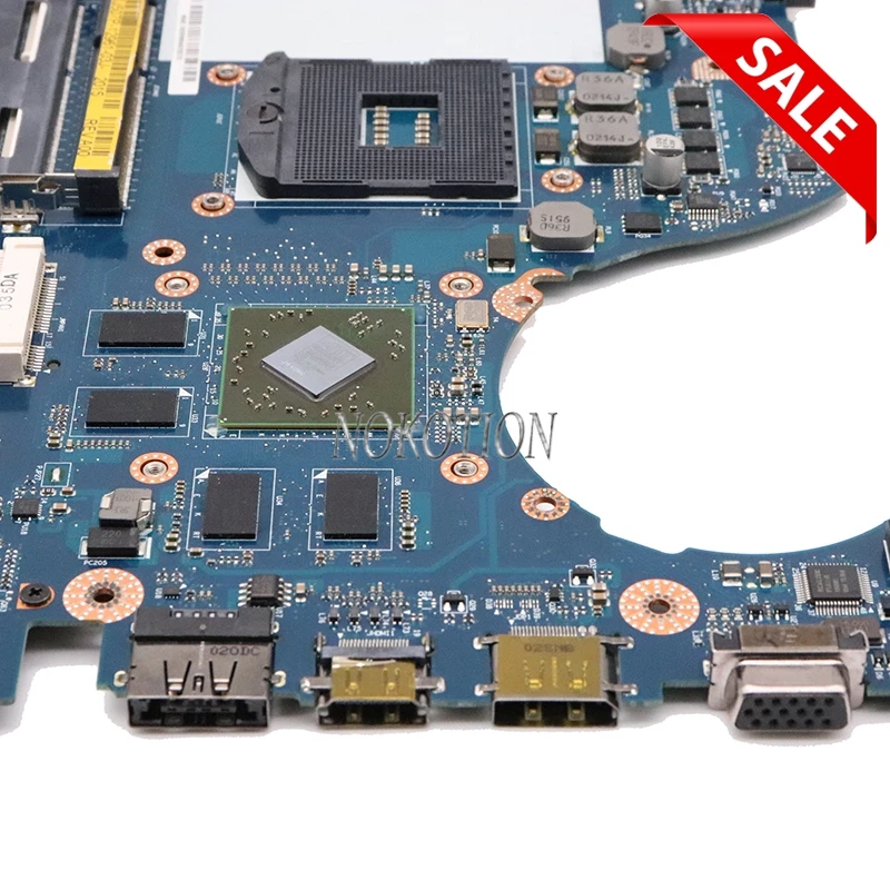 Материнская плата NOKOTION для ноутбука Dell Studio 17 1747 материнская NAT01 LA-5153P 0J507P J507P HD4650 PM55