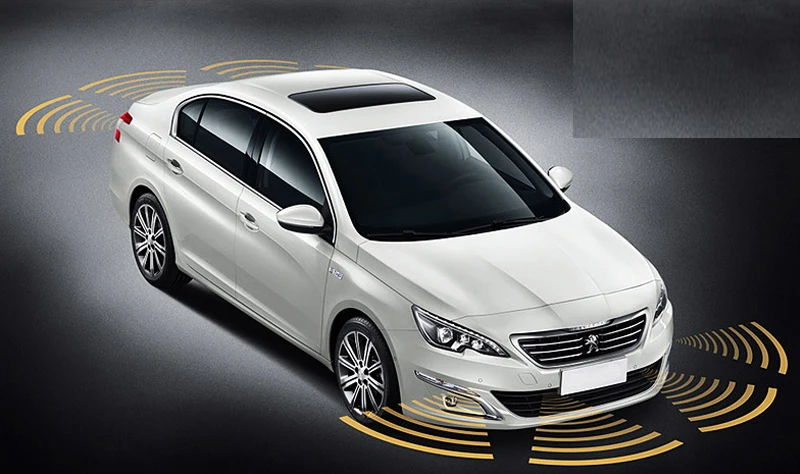 4 шт. 16 мм плоская помощь реверсивный радар Rrobe Датчики парковки Черный Синий