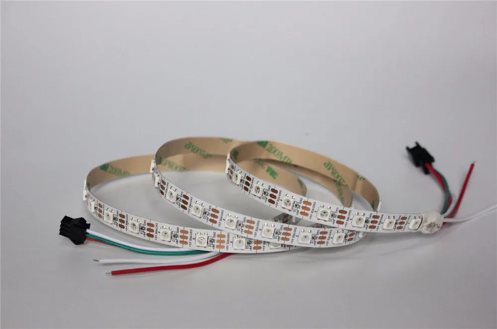 Светодиодный экран WS2812B 60 светодиодов пикселей Raspberry Pi Pixel matrix Display Arduino 1 м|led strip|color