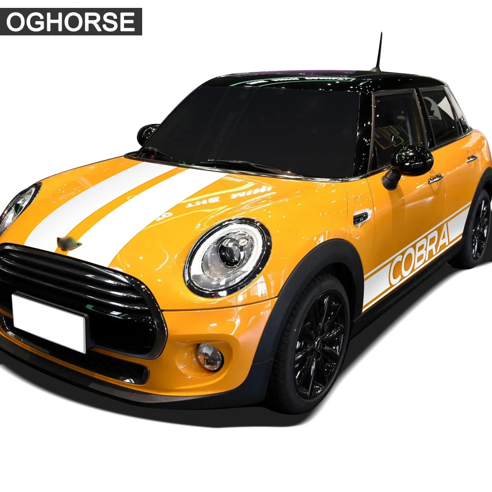 Автомобильный капот крыша задний багажник боковая юбка наклейки Гоночный