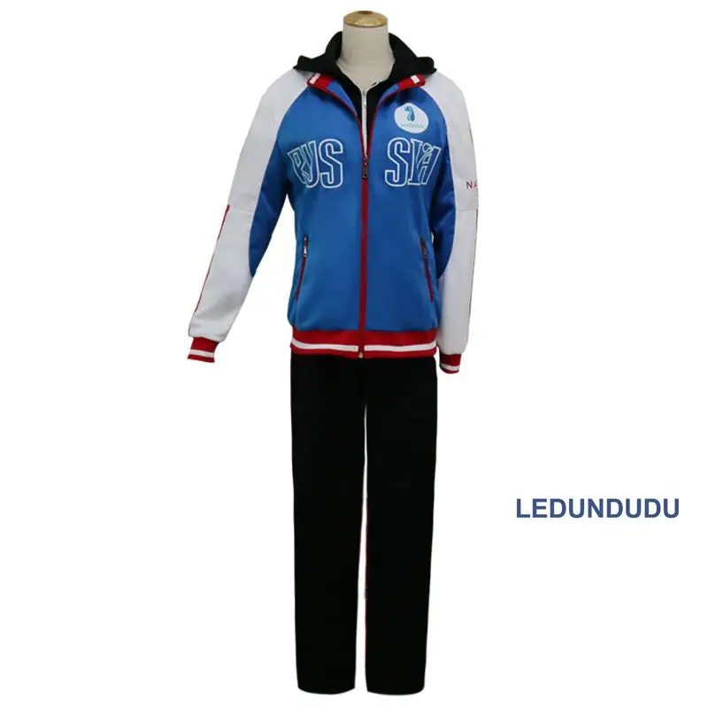 Аниме Yuri! Спортивная одежда на льду катсуки Yuri Plisetsky Victor Nikiforov Christophe Guang-Hong Ji