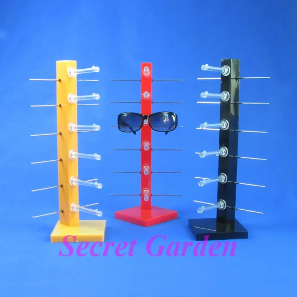 

3 Sunglass Display Stand Holder For 6 Pairs Mixed Color 120329SS-04