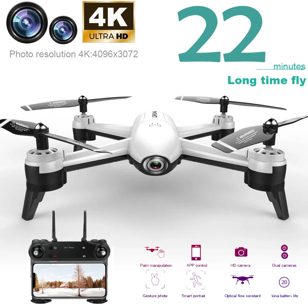 

Upgraded 4K selfie SG106 RC Drone with dual Camera HD helicopter remote control smart follow optical flow rc Quadcopter Aircraft