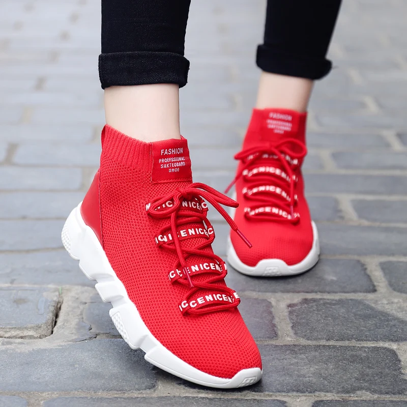 APTESOL Adult Medium Cut Casual Shoes Unisex Fashion Lace-Up Lightweight Flats Non-Slip Breathable Mesh Sneakers for Lovers | Обувь