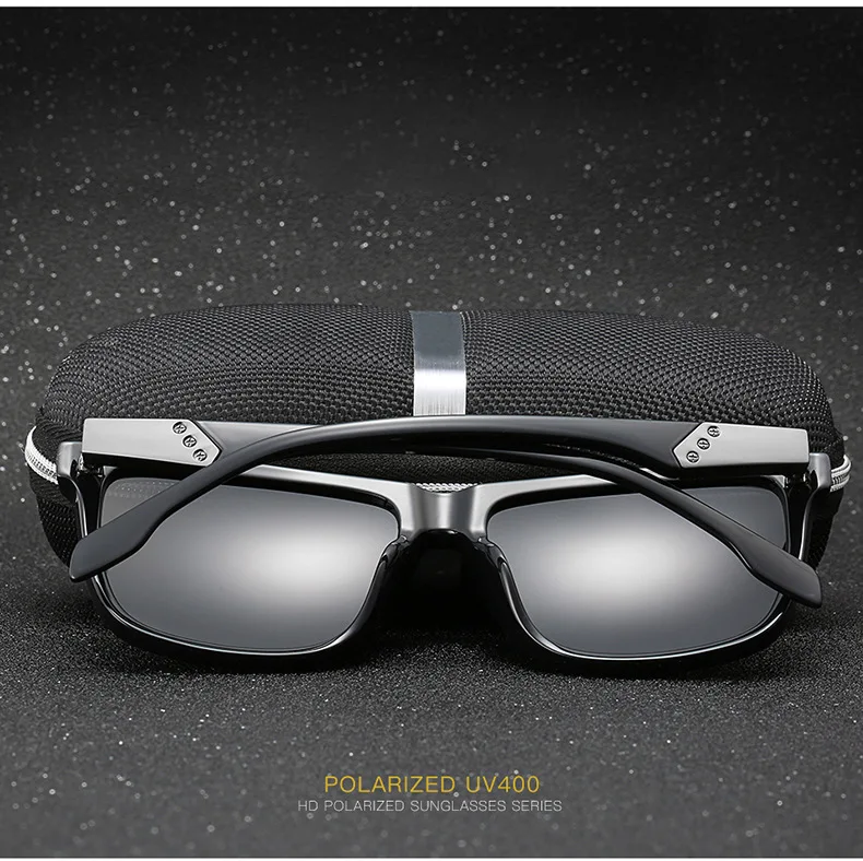 Sports Outdoor Sunglasses Men Mens Driving Shade Eyewewar Polarized Sunglass TR90 Square Vintage Sun Glass P0043 -FDY | Аксессуары для
