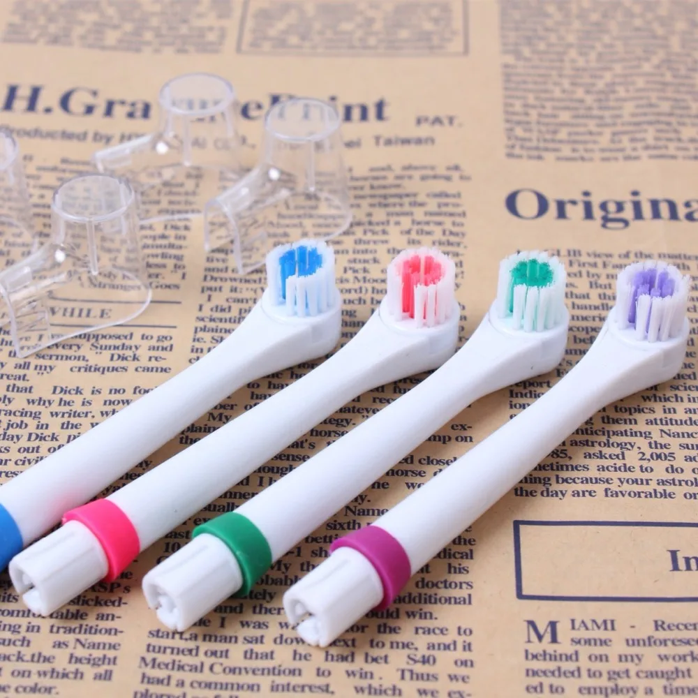 Роторная электрическая зубная щетка для взрослых и детей 5 шт./лот|Насадки зубных