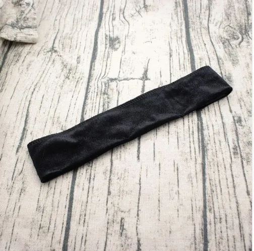 Hand Made non-slip Wig Grip Flexible Elastic Velvet Scarf Comfort Head Band Adjustable Fastern Wig Brown/Black/Blonde