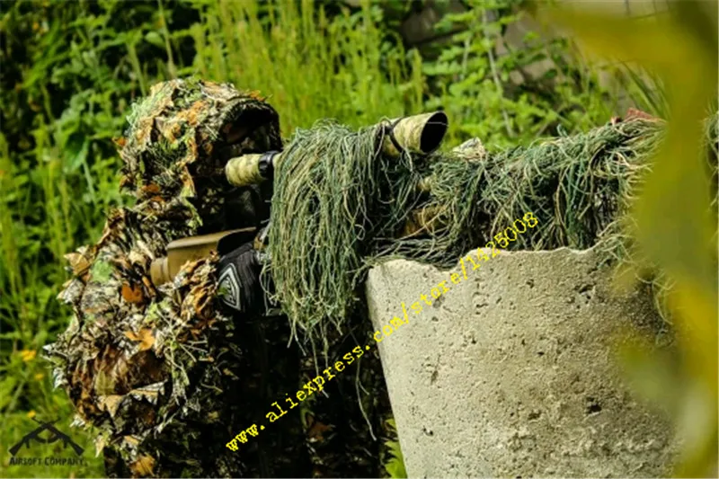 Вес 2 фунта трава стиль Ghillie костюм нитки, синтетические мешковины пряжи DIY Мшистая смесь Охота камуфляж Материал Тактический комплект