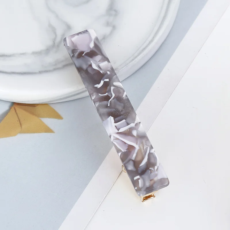 YAOLOGE 38 Style Sweet Women Girls Acrylic Geometric Rectangle Hair Clips Tin Foil Sequins Hairpins Barrettes Headbands Headwear