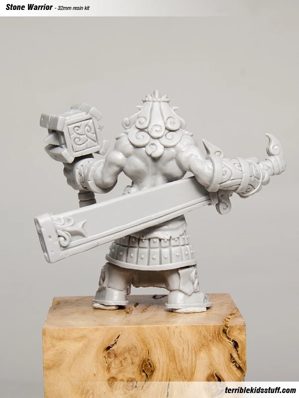 [Loong Way миниатюры] ужасные Детские камни warrior 32 мм Полимерная миниатюра|miniature