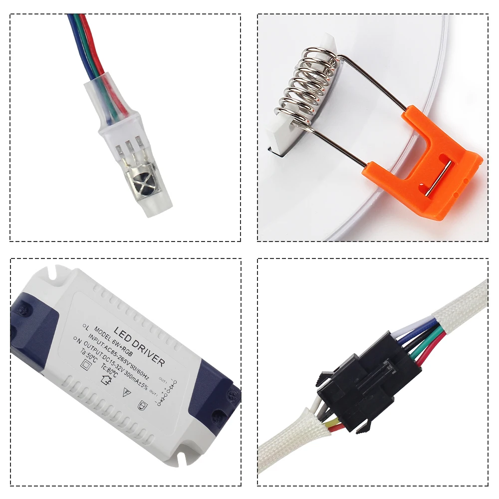 AC85 265V Акриловая Светодиодный тратонкая Светодиодная панель RGBW RGBWW с 24 кнопочным