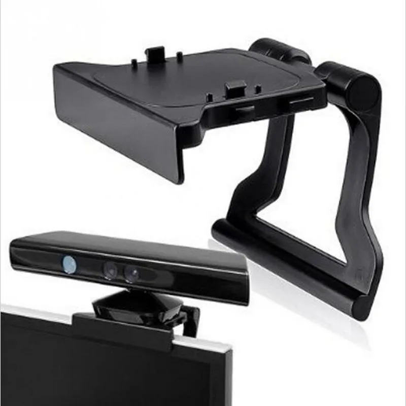 Adjustable TV Monitor Clip Mount Clamp Foldable Braket for Microsoft Xbox 360 Xbox360 Kinect Sensor Camera Stand Holder |