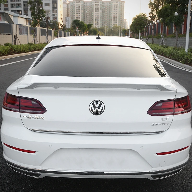 Для Volkswagen CC спойлер- Высококачественный ABS Материал заднее крыло автомобиля праймер цвет задний спойлер для нового Arteon спойлер