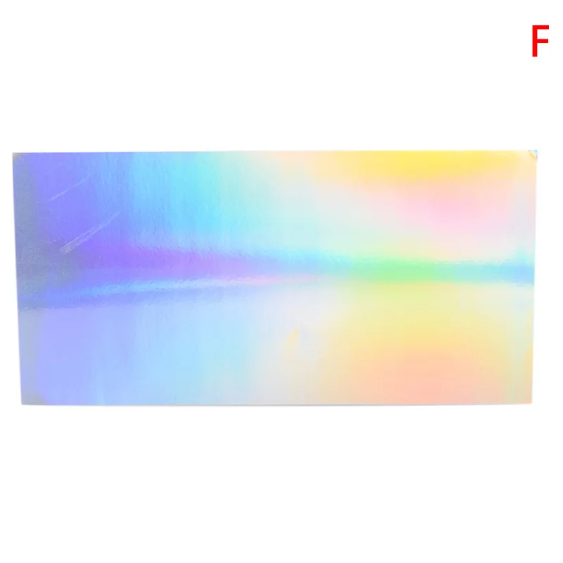 10 шт./лот радужные лазерные рыболовные Весы Прозрачная голограмма наклейка