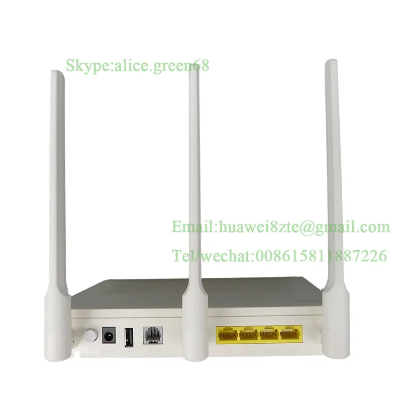 Hua wei 10GE HGU hn8145Q Стандартный роутер ONU с 4GE + двухдиапазонный WIFI 2 4 ГГц/5 ГГц 3 антенны |