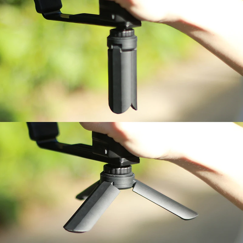 Мини штатив 2 в 1 с L образным кронштейном и внешними вспышками для Zhiyun Smooth Q 4/DJI OSMO