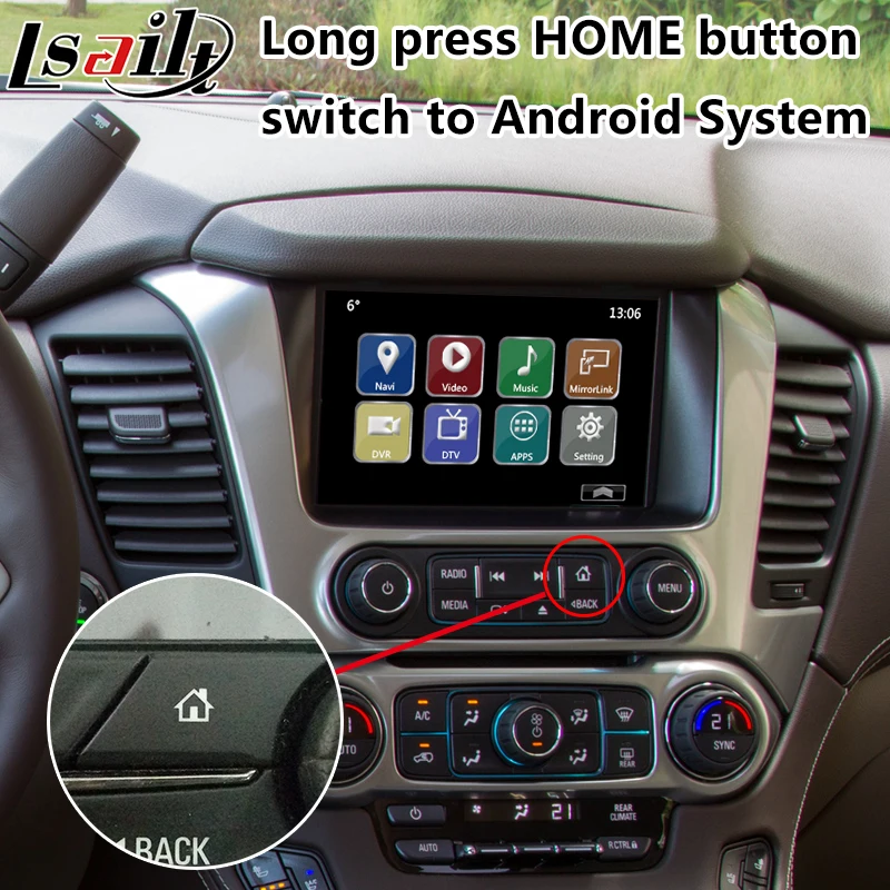 Android 7,1 gps навигация для Chevrolet Tahoe/Suburban MyLink система-, мультимедийный видео интерфейс